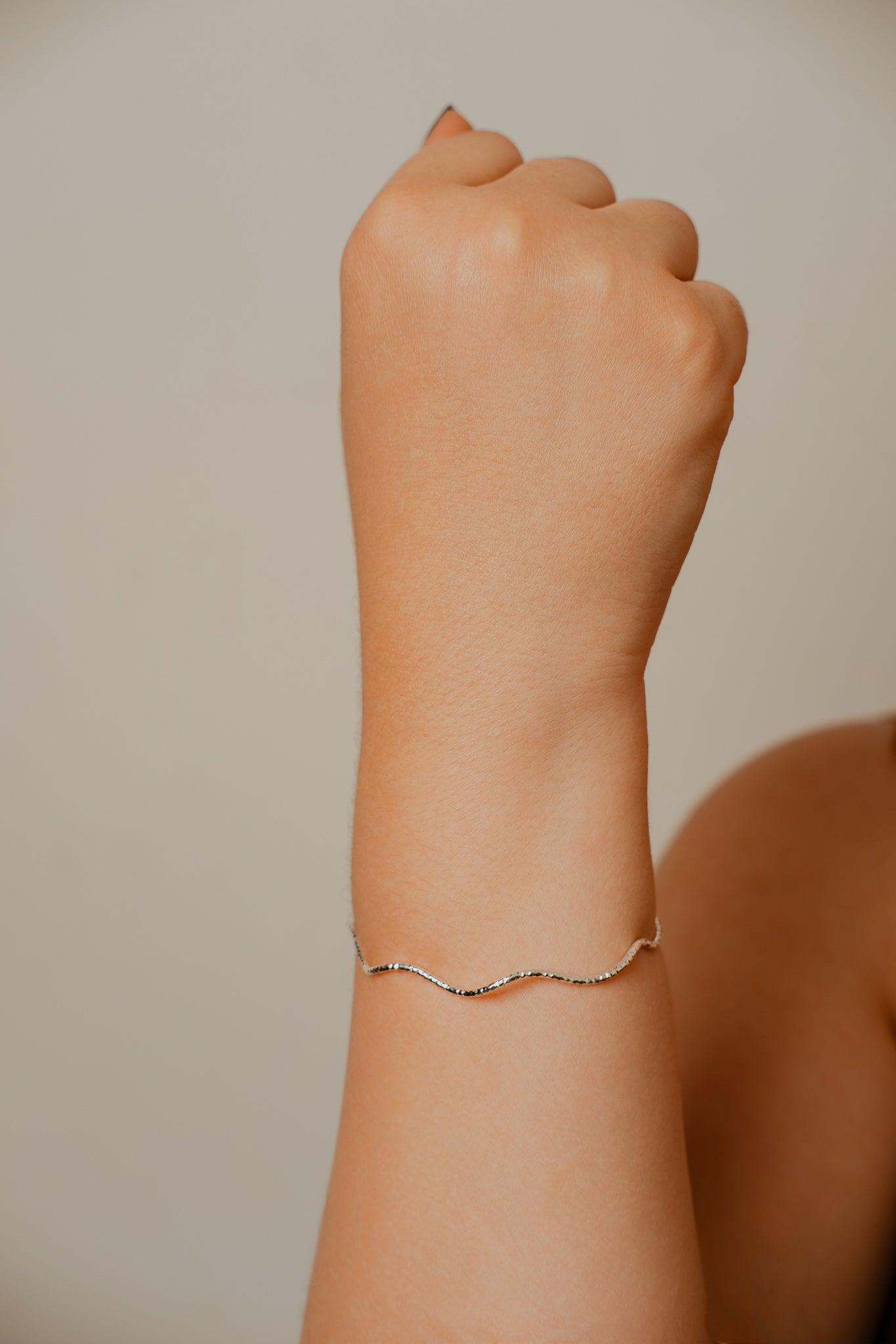 BRACELETE ONDULADO PRATA