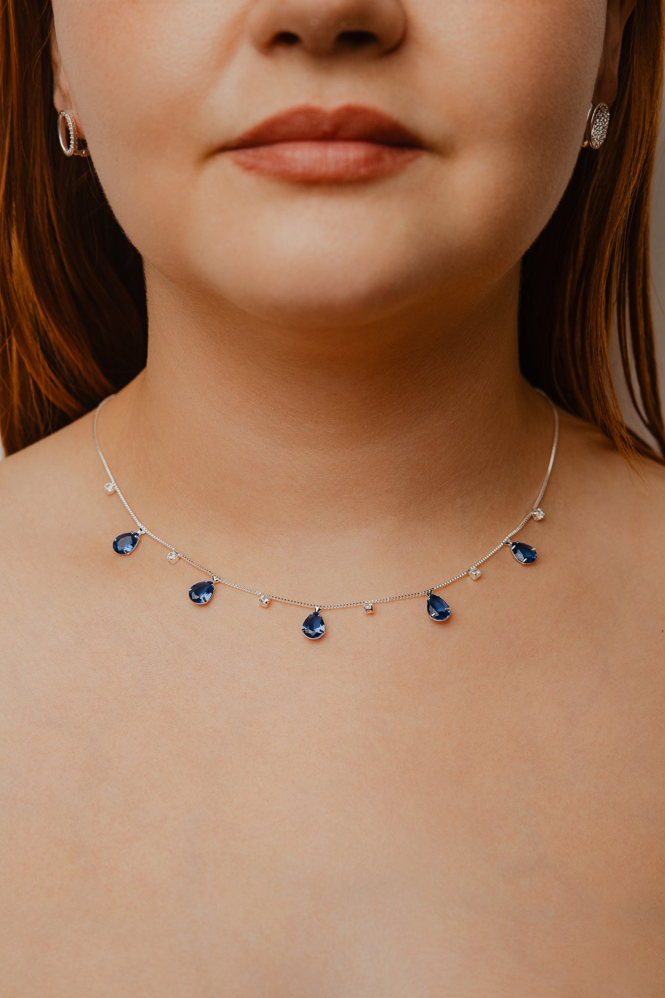 CHOCKER GOTA AZUL