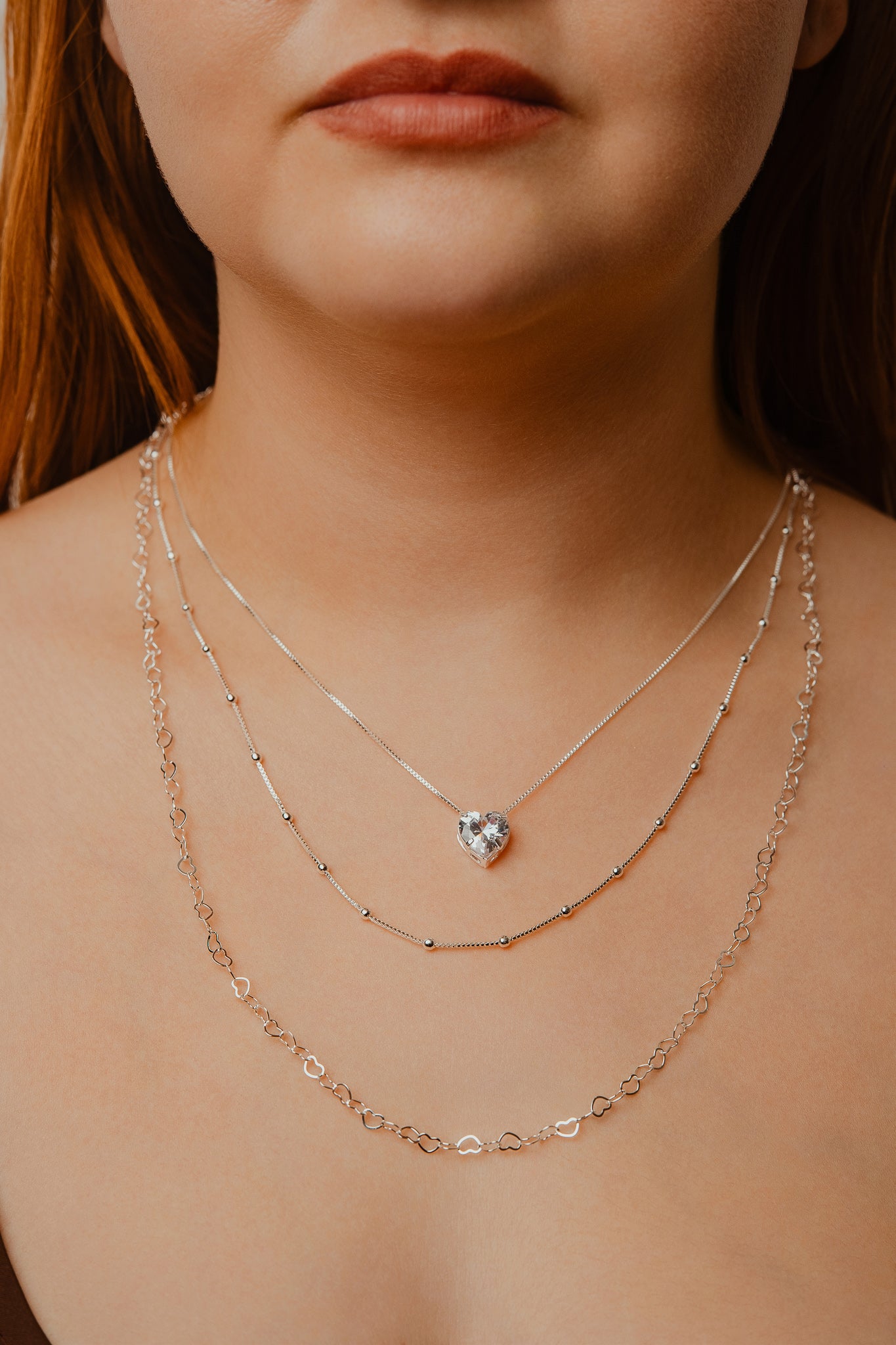 COLAR TRIPLO CRISTAL